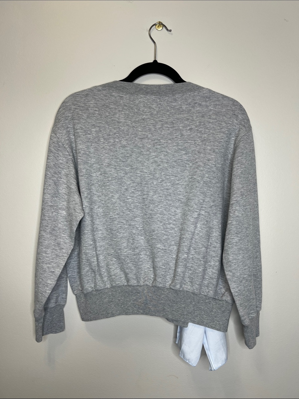 STELLA MCCARTNEY Blue Side Bow Gray Sweatshirt size 38 - Picture 12 of 12